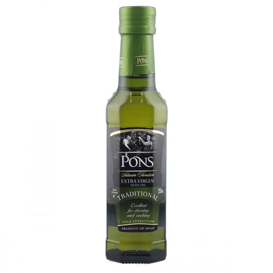 PONS OLIVE OIL EXTRA VIRGIN TRADITIONAL 250 ML