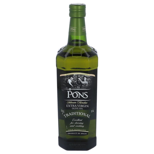 PONS EXTRA VIRGIN OLIVE OIL TRADITIONAL 1 LTR