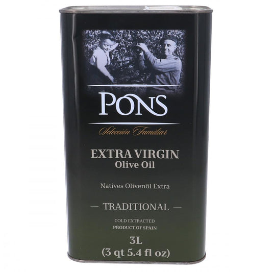 PONS EXTRA VIRGIN OLIVE OIL TIN 3 LTR