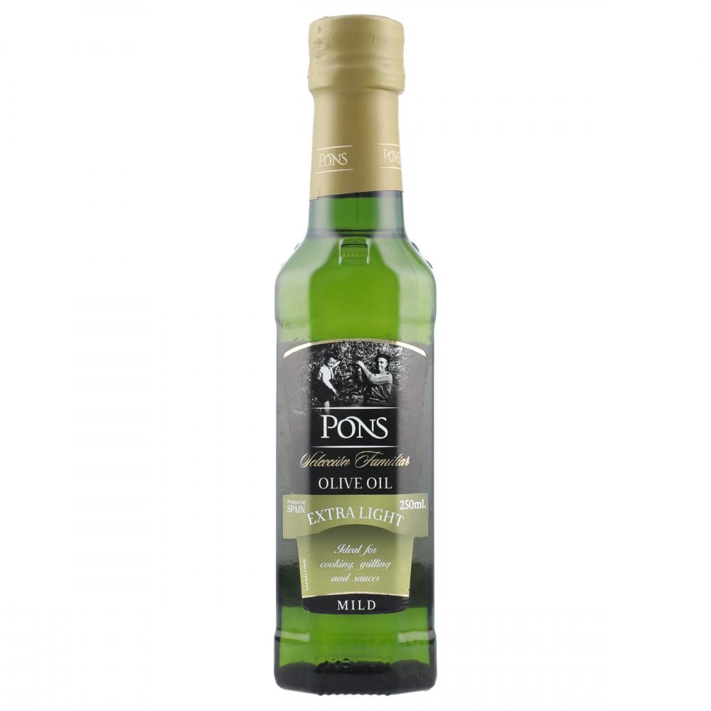 PONS OLIVE OIL EXTRA LIGHT 250 ML