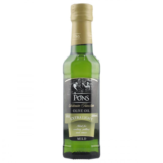 PONS OLIVE OIL EXTRA LIGHT 250 ML