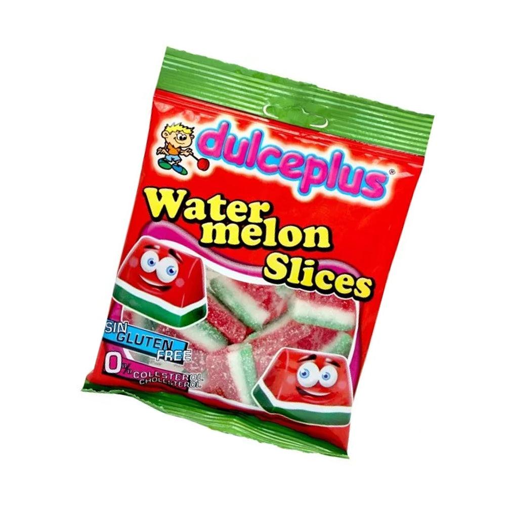 DULCEPLUS JELLY SOUR WATER MELON SLICES 100 GM