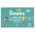 Pampers Baby Dry Diapers Size 2, 112 Count (Select for More Options)