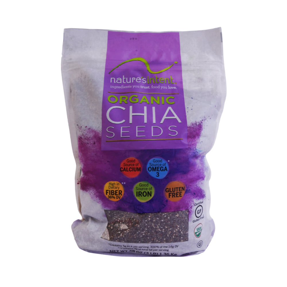 NATURES INTENT ORGANIC CHIA SEEDS 1.36 KG