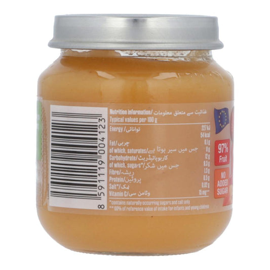 DEVA BABY FOOD APRICOT & APPLE 6+MONTHS 125 GM