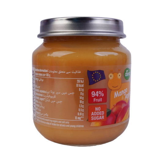 DEVA BABY FOOD MANGO & APPLE 6+MONTHS 125 GM