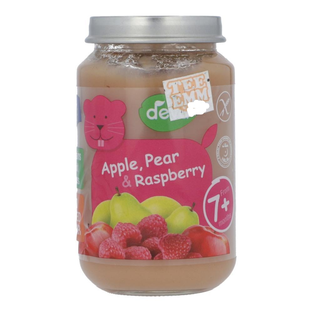 DEVA BABY FOOD APPLE & PEAR RASPBERRY 7+MONTHS 200 GM