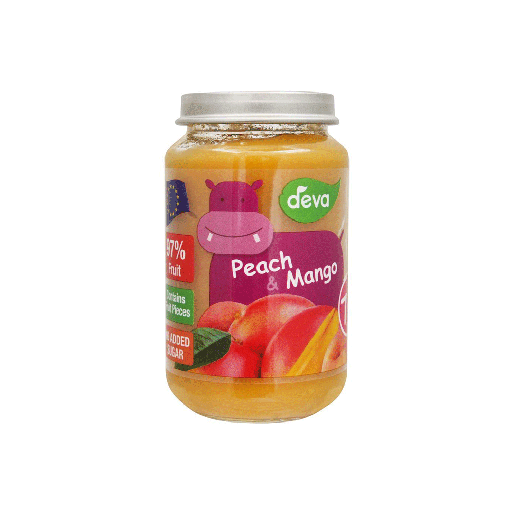 DEVA BABY FOOD PEACH MANGO & APPLE 7+ ORGANIC 200 GM