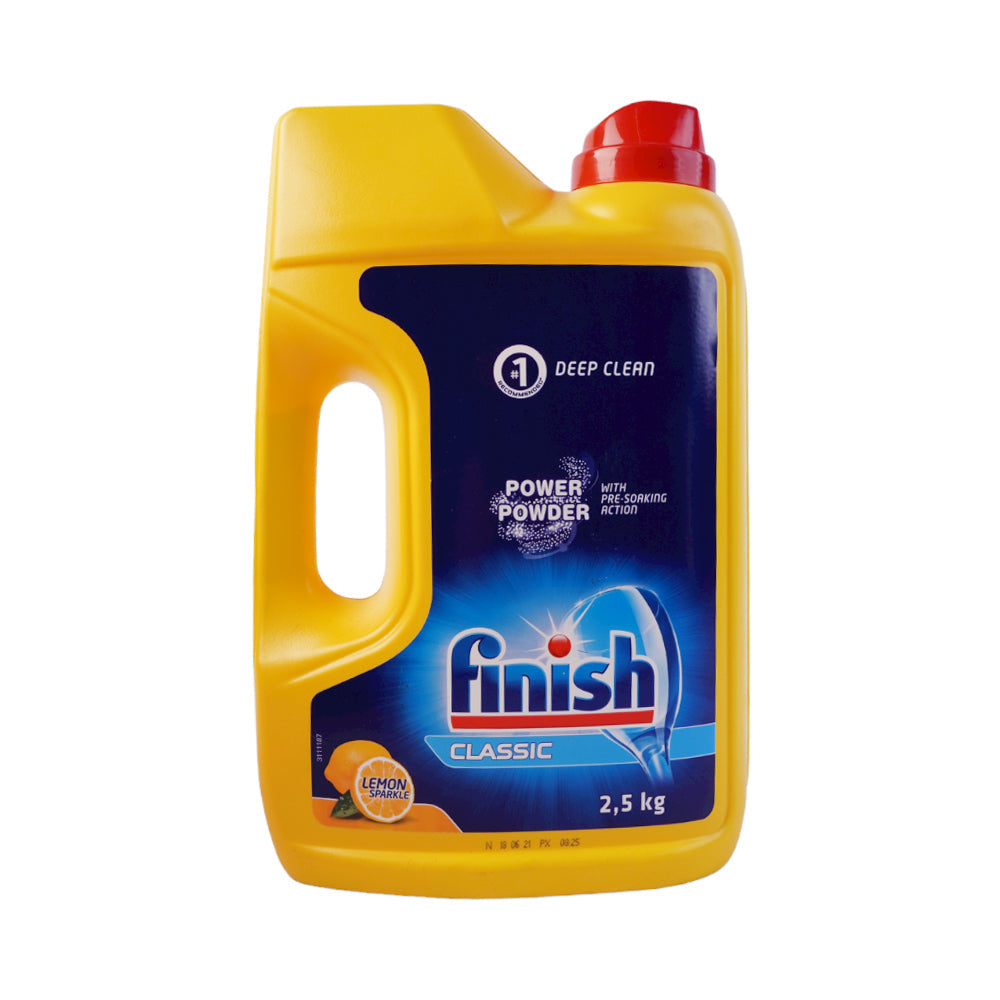 FINISH DISHWASHER POWDER LEMON SPARKLE CLASSIC 2.5 KG