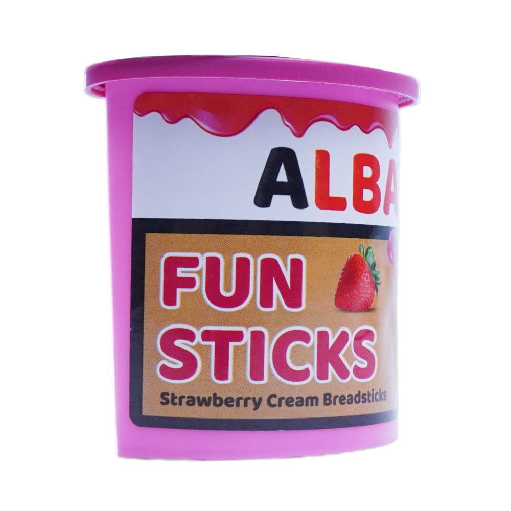 ALBA JOY STICKS STRAWBERRY CREAM WITH FUN STICK 40 GM