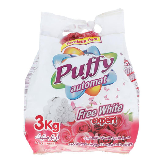 PUFFY WASHING POWDER AUTOMAT FREE WHITE EXPERT 3 KG BASIC