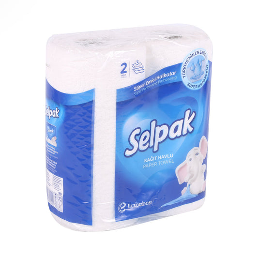 SELPAK KITCHEN ROLL 2PC BASIC