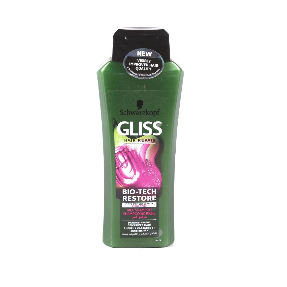 SCHWARZKOPF GLISS SHAMPOO BIO TECH RESTORE 400 ML