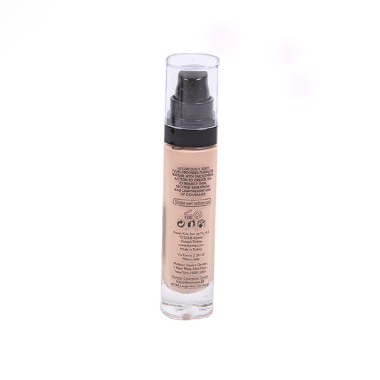 FLORMAR INVISIBLE COVER HD FOUNDATION LIGHT IVORY 40 PC