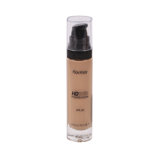 FLORMAR INVISIBLE COVER HD FOUNDATION HONEY PC