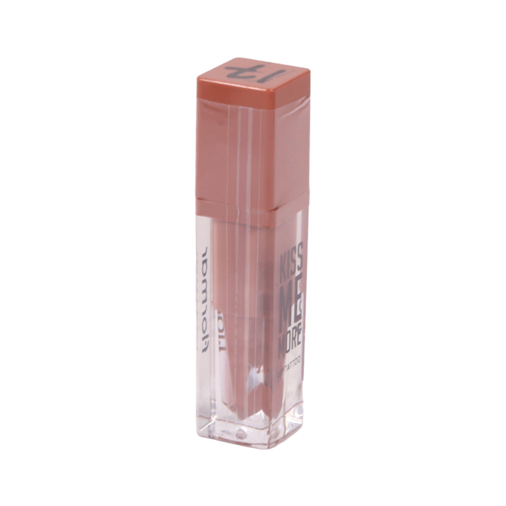 FLORMAR KISS ME MORE #17 NUDIST LIP TATTO GLOSS