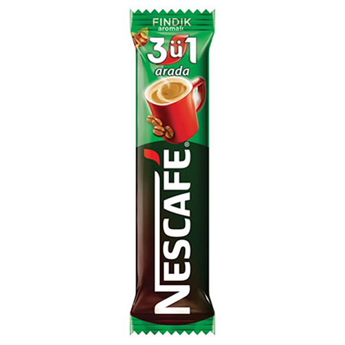 NESCAFE COFFEE 3 IN 1 FINDIK AROMALI ARADA 17 GM