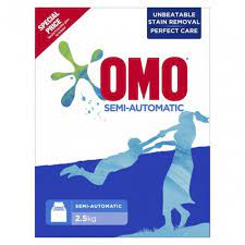 OMO WASHING POWDER SEMI AUTOMATIC BLUE 2.5 KG