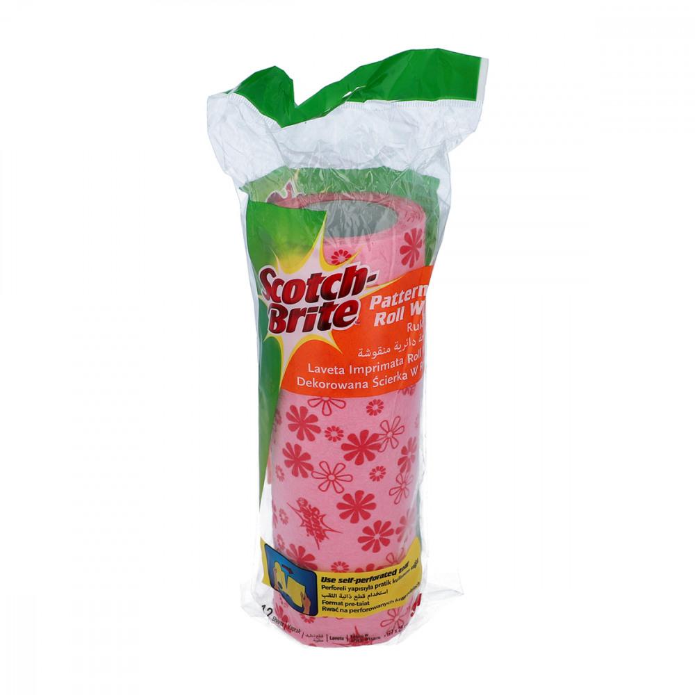 SCOTCH BRITE WIPE PATTERNED ROLL