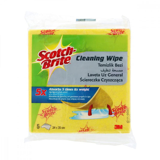 SCOTCH BRITE WIPE CLEANING X5