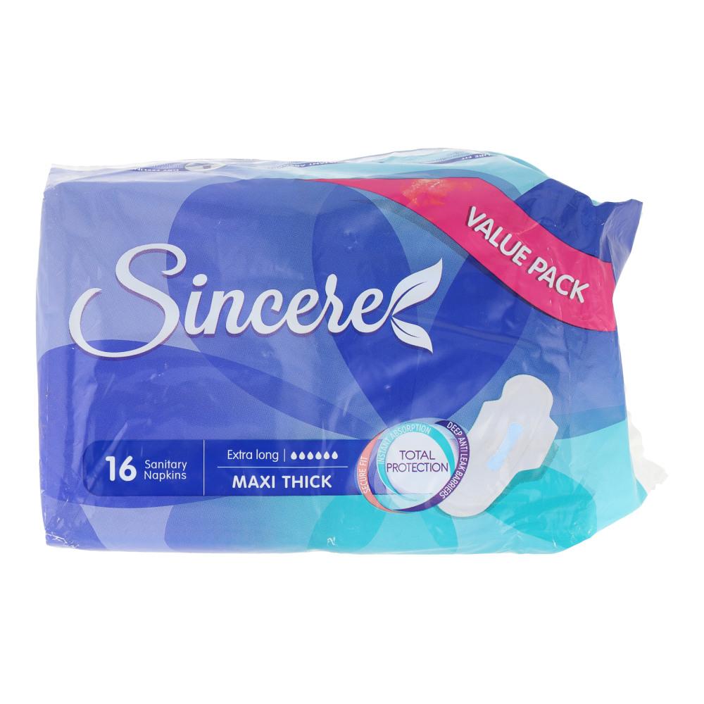 SINCERE PAD MAXI THICK EXTRA LONG VALUE PACK 16 PCS