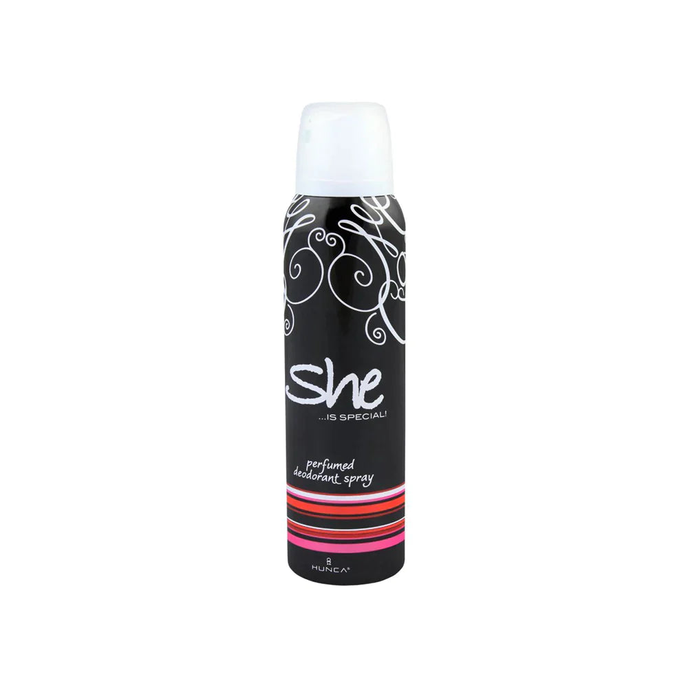 SHE DEODORANT IS SPECIAL BLACK 150 ML BASIC