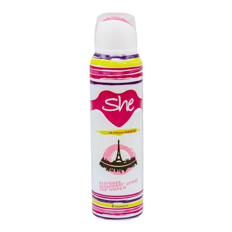 SHE DEODORANT SPRAY PARIS 150 ML BASIC