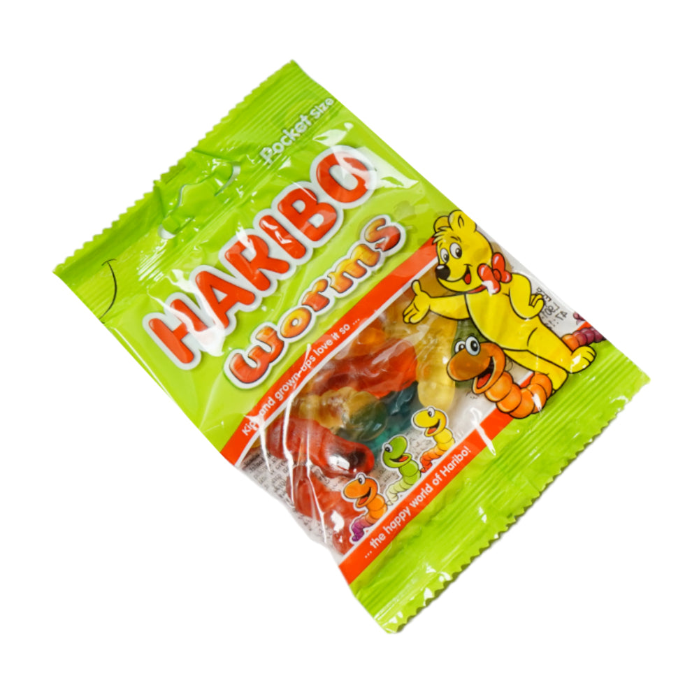 HARIBO WORMS JELLY 30 GM