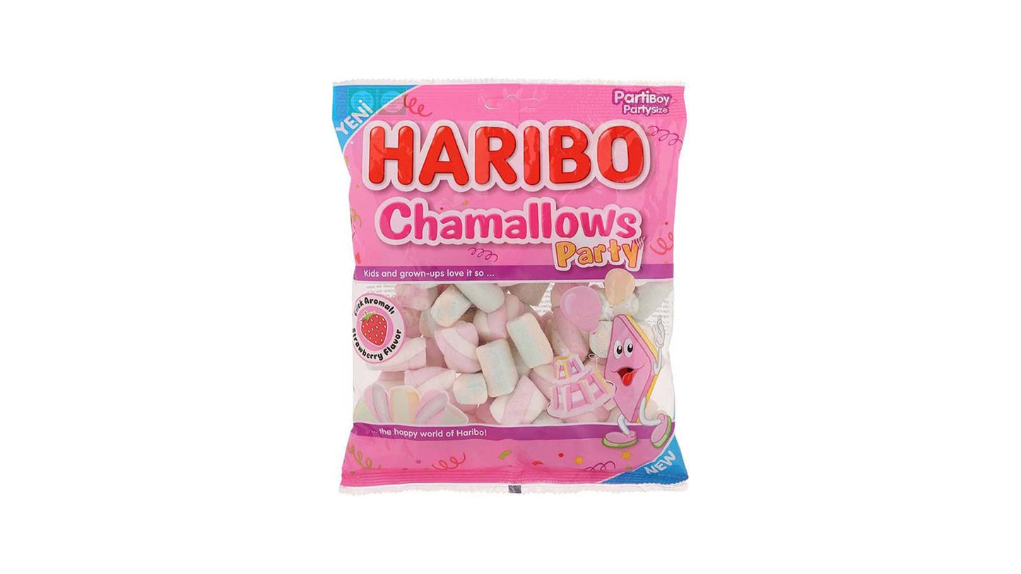 HARIBO CHAMALLOWS PARTY 150 GM