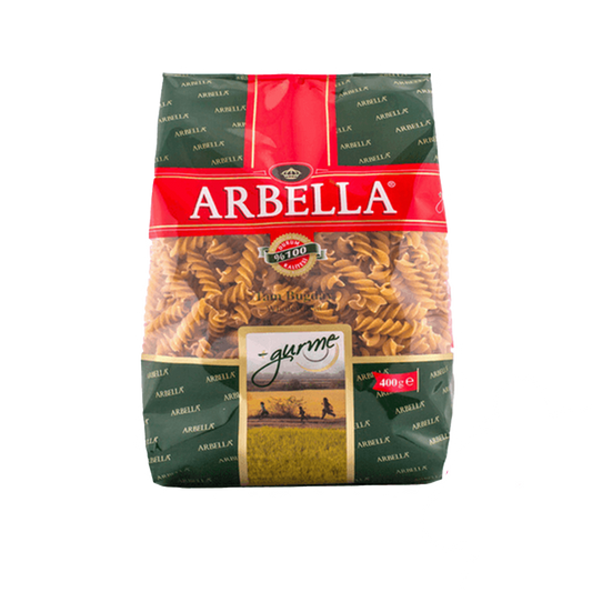 ARBELLA PASTA WHOLE WHEAT FUSILLI 400 GM