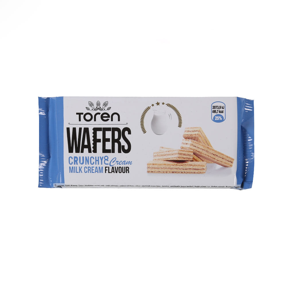 TOREN WAFERS CRUNCHY & CREAM MILK CREAM 55 GM