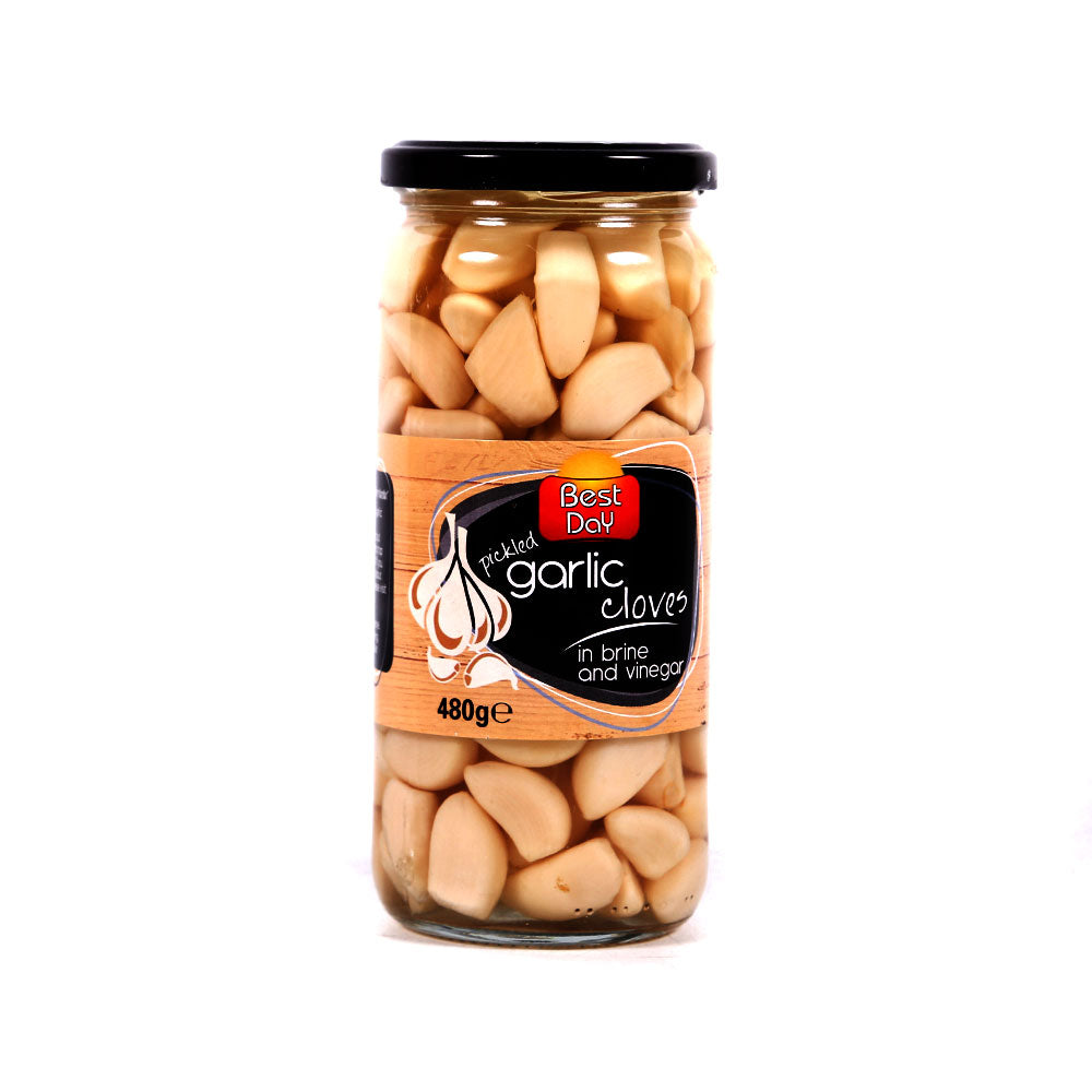 BEST DAY PICKLED GARLIC CLOVES IN BRINE AND VINEGAR 480 GM