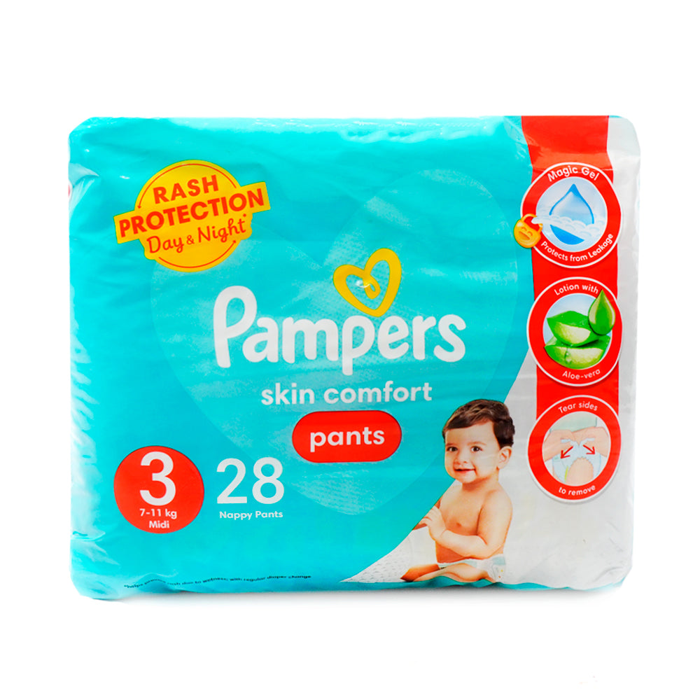 PAMPERS PANTS JUMBO PACK MIDI 3 31PCS 7-11 KG