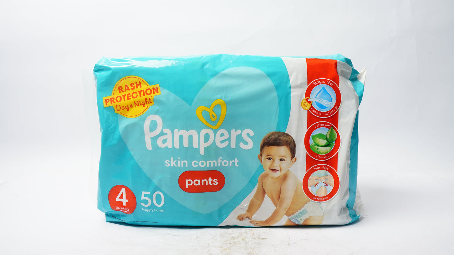 PAMPERS PANTS MEGA PACK MAXI 4 50PCS 10-14 KG