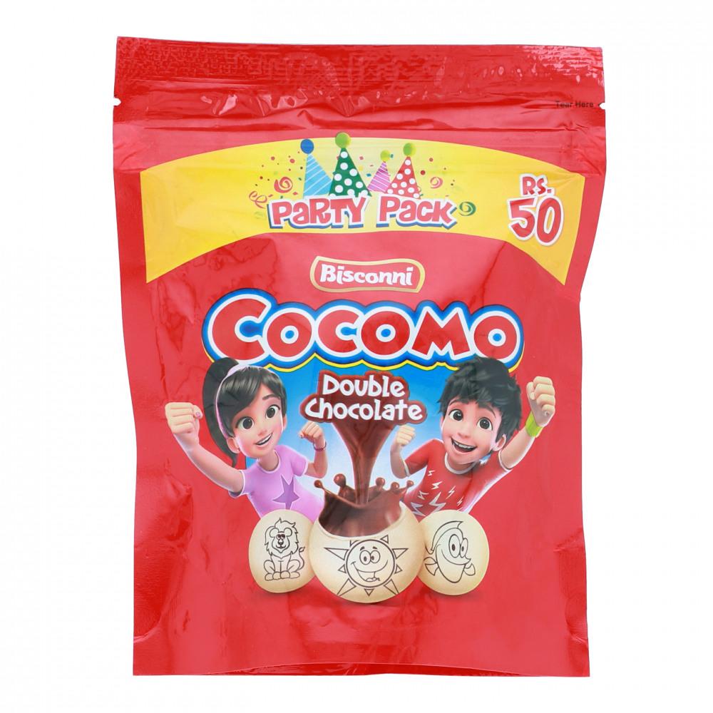 BISCONNI COCOMO CHOCOLATE FILLED BISCUIT PARTY PACK 90 GM