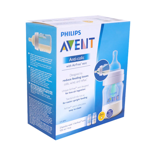 PHILIPS AVENT BABY FEEDING BOTTLE ANTI-COLIC 125 ML SCF810/2