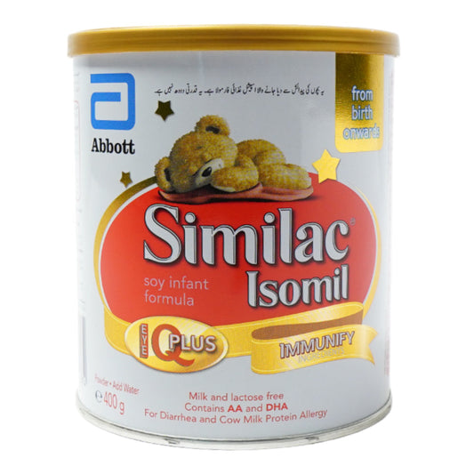 SIMILAC ISOMIL MILK POWDER TIN IMMUNIF 400 GM