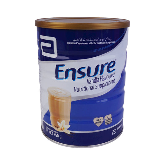 ENSURE MILK POWDER VANILLA FLAVOURED TIN 850 GM