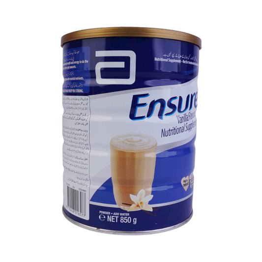 ENSURE MILK POWDER VANILLA FLAVOURED TIN 850 GM