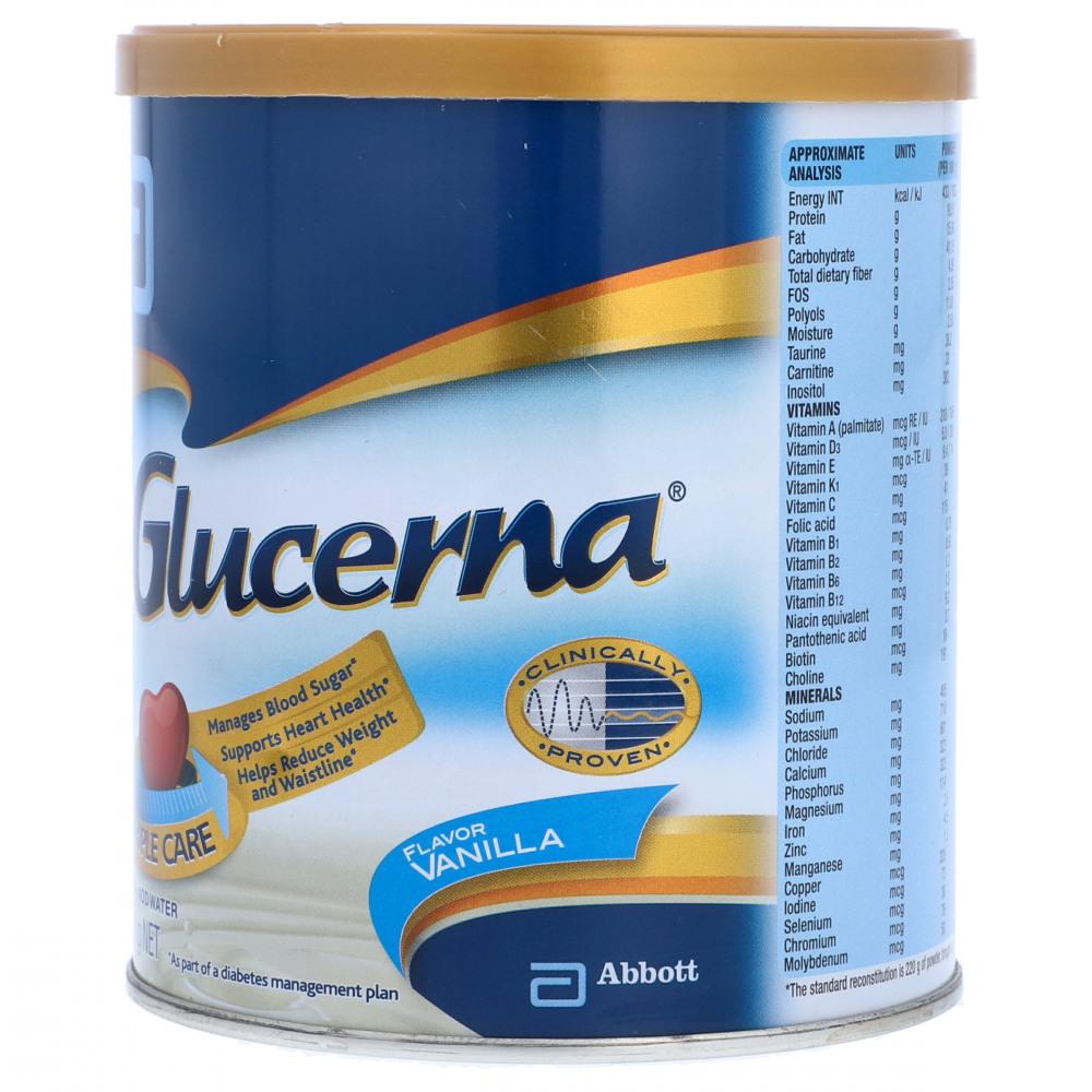 GLUCERNA MILK POWDER VANILLA 400 GM