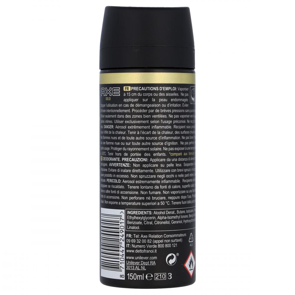 AXE GOLD 48H FRESH DEODORANT BODY SPRAY 150ML