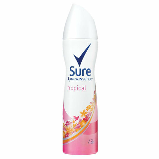 SURE DEODORANT TROPICAL 250 ML