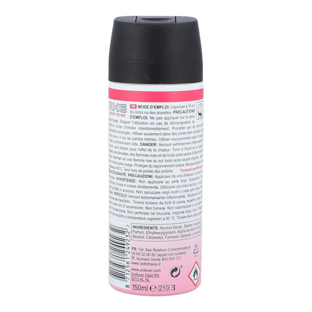 AXE DEODORANT ANARCHY FOR HER 150 ML