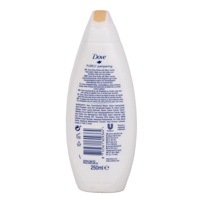 DOVE SHOWER GEL PAMPERING SHEA BUTTER & VANILLA 250 ML