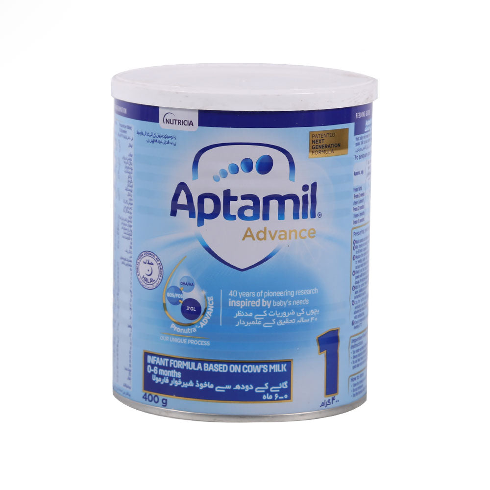 APTAMIL ADVANCE MILK POWDER STAGE 1 TIN 400 GM