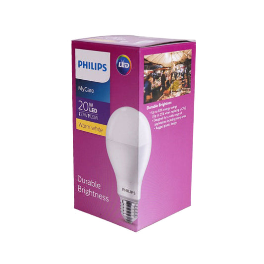 PHILIPS LED BULB 20W E27 3000K 230V A67 1CT/6 APR WARM WHITE