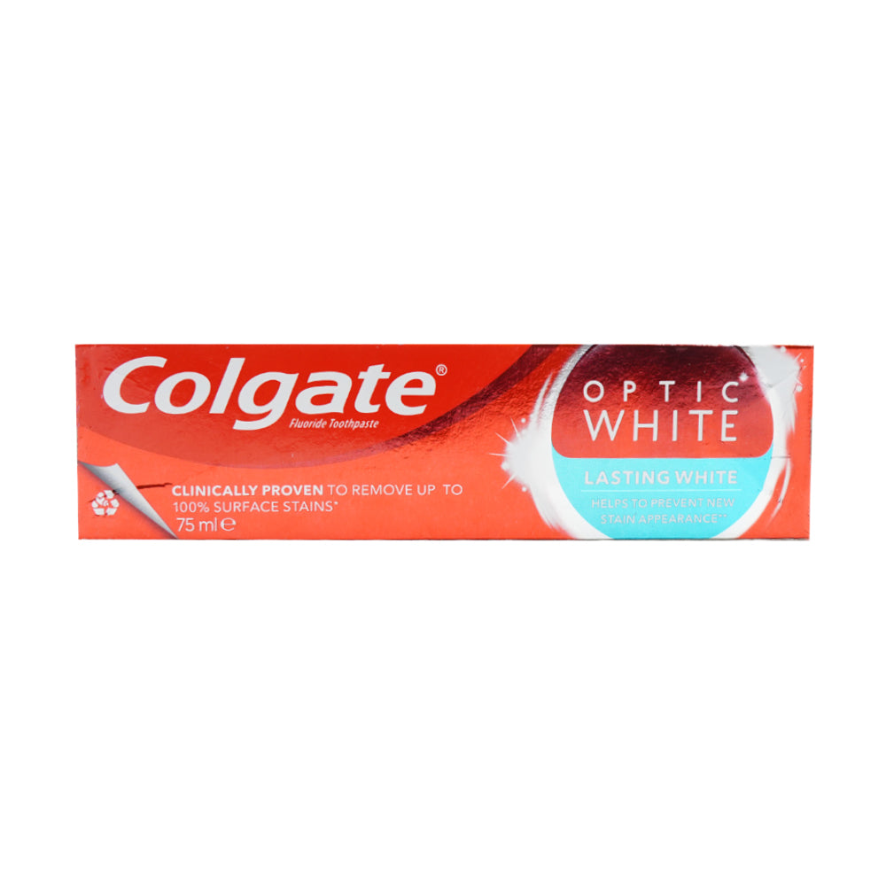 COLGATE TOOTH PASTE OPTIC WHITE LASTING 75 ML