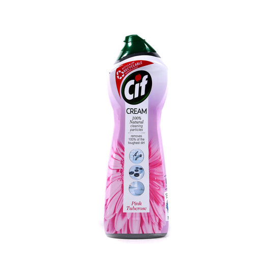 CIF CREAM CLEANING PARTICLES REMOVES PINK TUBEROSE 750 ML