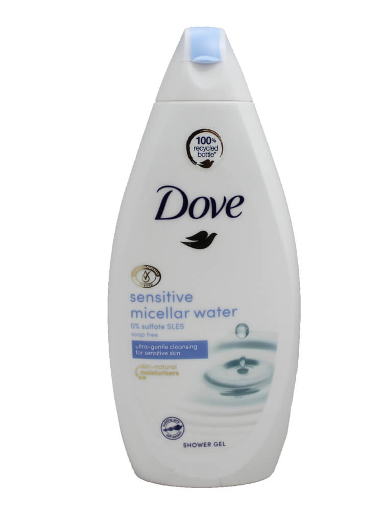 DOVE SHOWER GEL SENSITIVE SKIN MICELLAR WATER 500 ML