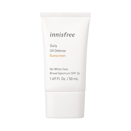 INNIS FREE DAILY UV DEFENSE NO WHITE CAST SPF 36 50ML